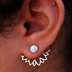 FREE W/BUNDLE Silver Color Earrings
